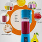 Portable Mini 6 blade Juicer blender | Outdoor Juicing Cup (380ml) - Rechargeable (random Color)