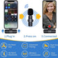 K9 Professional Wireless Lavalier Lapel Microphone For Android Smartphones Cordless Omnidirectional Condenser Recording Mic For Interview Video Podcast Vlog YouTube